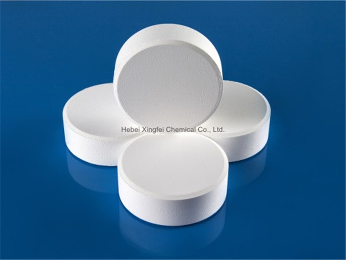 Трихлоризоциануровая кислота TCCA Производитель белых гранул, высокоэффективных таблеток для бассейна (1)
